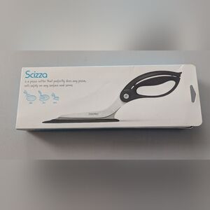 DreamFarm Scizza Pizza Scissors. Stainless-Steel. New In Original Box.